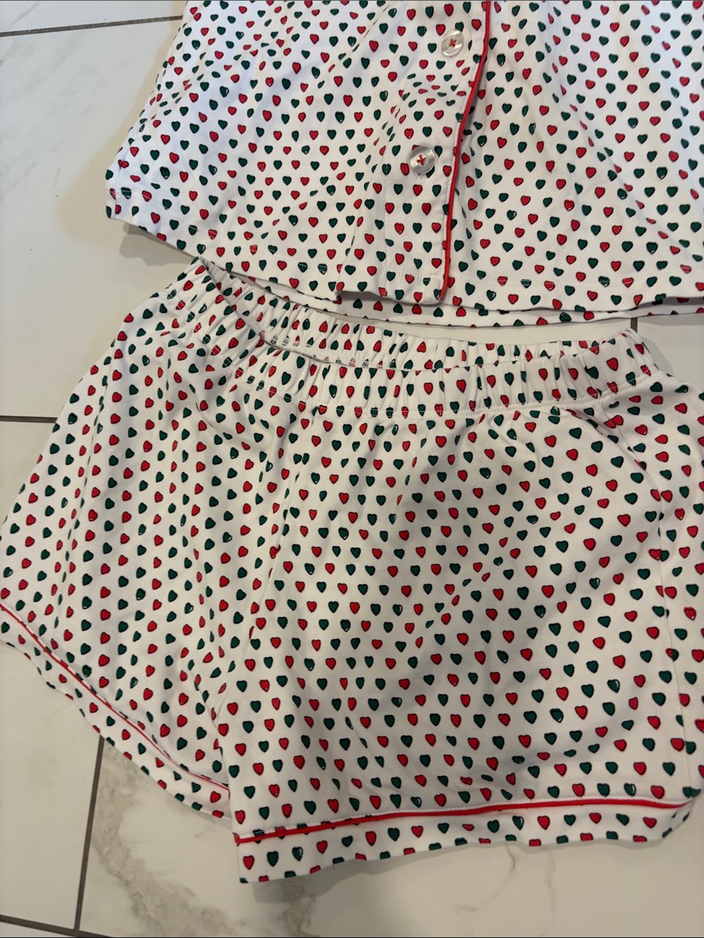 Roller Rabbit Multi-Heart Short Pajama Set - Picture 4 of 4